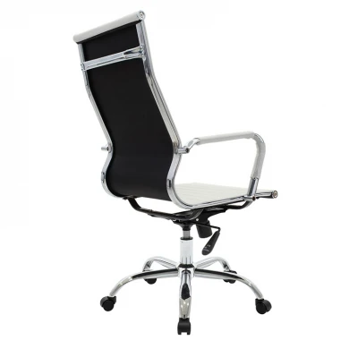 Καρέκλα γραφείου διευθυντή Valter pakoworld λευκό pu 55.5x58x108εκ