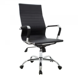Manager office chair Valter pakoworld black pu 55.5x58x108cm