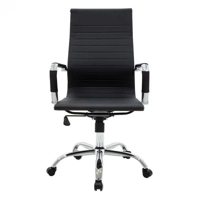 Manager office chair Valter pakoworld black pu 55.5x58x108cm