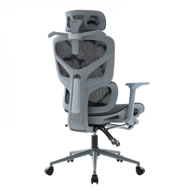 Vigo pakoworld grey executive office chair, mesh black 52x70x118-124cm