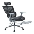 Vigo pakoworld grey executive office chair, mesh black 52x70x118-124cm