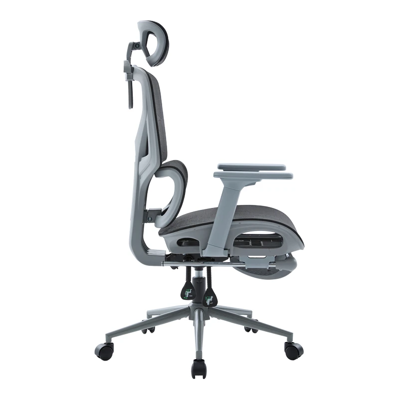 Vigo pakoworld grey executive office chair, mesh black 52x70x118-124cm