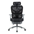 Vigo pakoworld grey executive office chair, mesh black 52x70x118-124cm