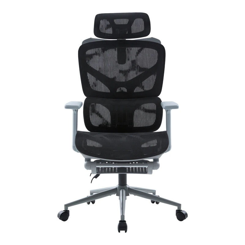 Vigo pakoworld grey executive office chair, mesh black 52x70x118-124cm