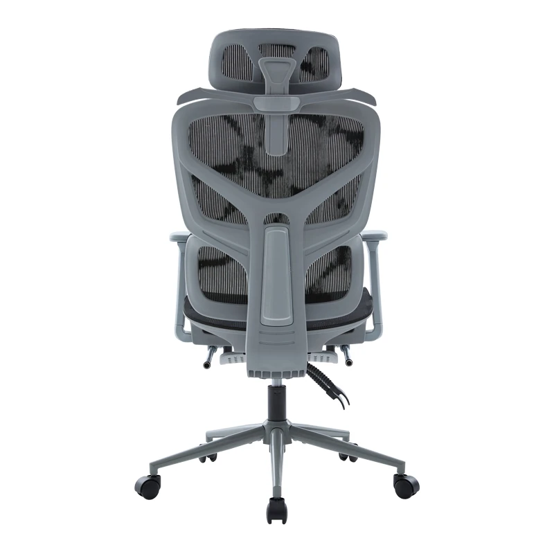 Vigo pakoworld grey executive office chair, mesh black 52x70x118-124cm
