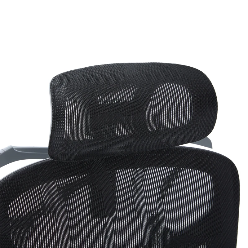 Vigo pakoworld grey executive office chair, mesh black 52x70x118-124cm