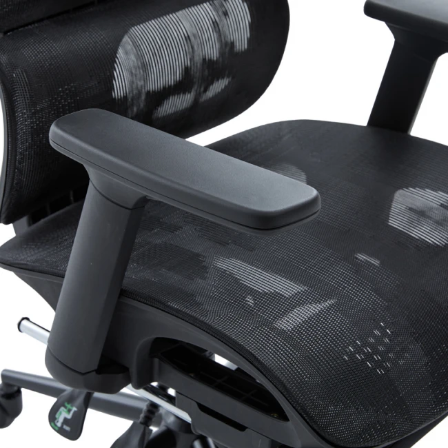 Καρέκλα γραφείου διευθυντη Vigo pakoworld mesh χρώμα μαύρο 52x70x118-124εκ