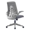 Office chair Enrich pakoworld with fabric mesh in grey colour