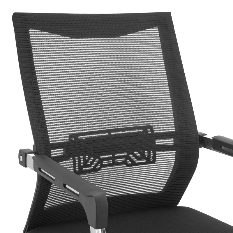 Visitor office chair Chromatic pakoworld black mesh with metal 54x53x97cm
