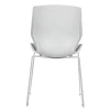Καρέκλα γραφείου επισκέπτη Genuine pakoworld PP λευκό-γκρι