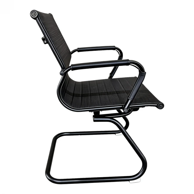 Καρέκλα γραφείου επισκέπτη Valter pakoworld pu μαύρο 55.5x48x88εκ