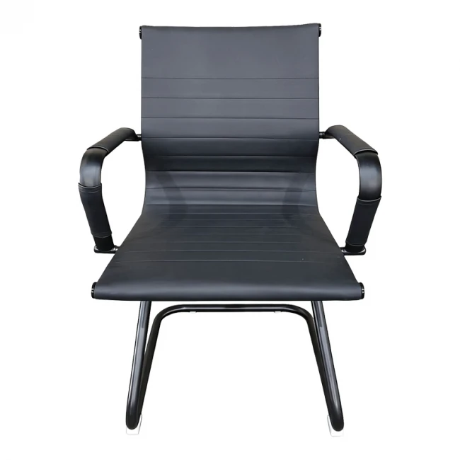 Καρέκλα γραφείου επισκέπτη Valter pakoworld pu μαύρο 55.5x48x88εκ