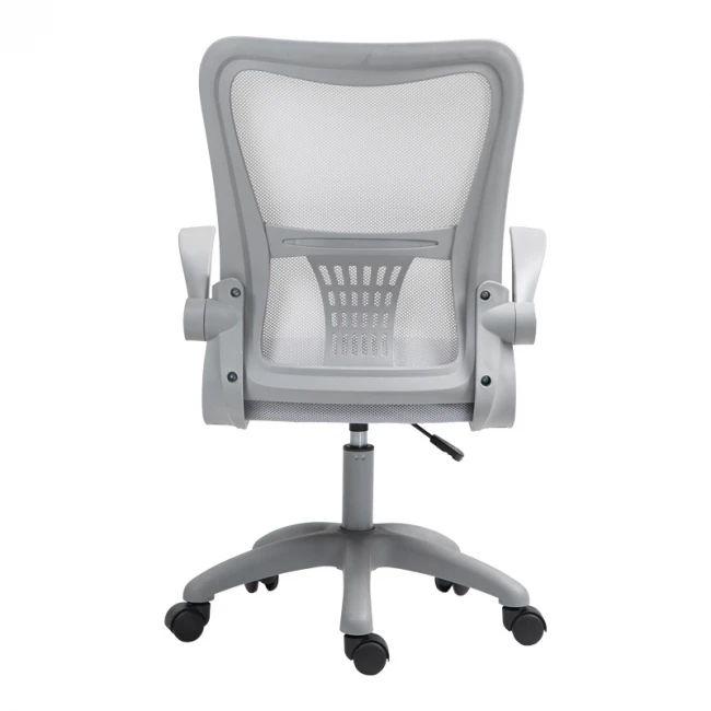 Work chair manager Annalise pakoworld mesh grey 57χ53χ100cm