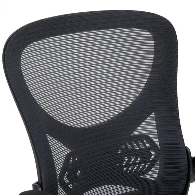 Work chair manager Derzio pakoworld mesh black fabric 62x53x131cm