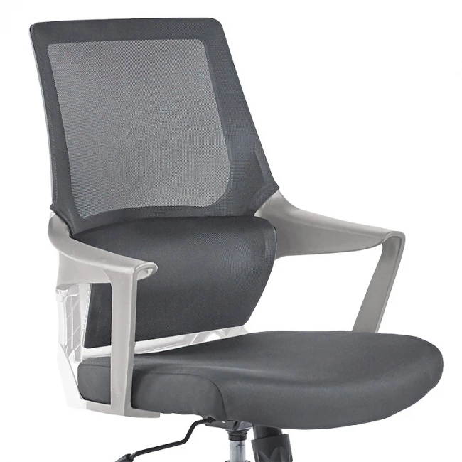 Office chair Fragrant pakoworld with fabric mesh in grey colour