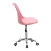 Office chair Gaston II pakoworld pp- pu in pink color