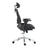 Work chair manager Mergi pakoworld black mesh 62x63x120cm