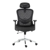 Work chair manager Mergi pakoworld black mesh 62x63x120cm