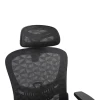 Work chair manager Mergi pakoworld black mesh 62x63x120cm
