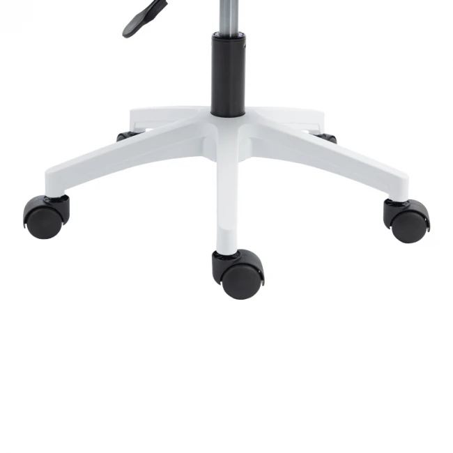 Καρέκλα γραφείου εργασίας Penza pakoworld λευκή - mesh μαυρο 48x58x92-102εκ