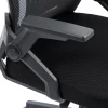 Καρέκλα γραφείου εργασίας Penza pakoworld mesh χρώμα μαύρο 48x58x92-102εκ