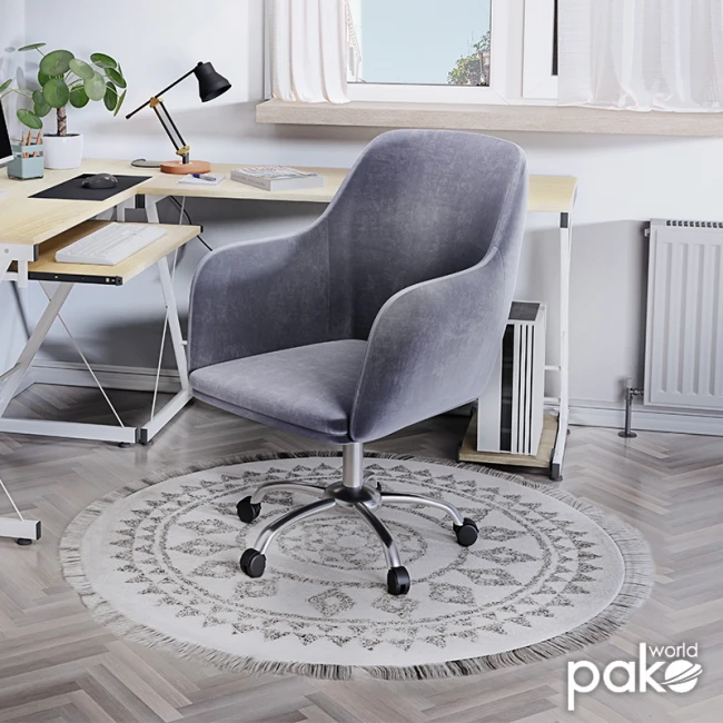 Office chair Xever pakoworld velvet grey