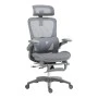 Καρέκλα γραφείου εργασίας Zenyk pakoworld mesh σε grey απόχρωση 63x70x126εκ