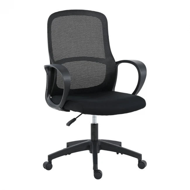 Office chair Zuena pakoworld in black color