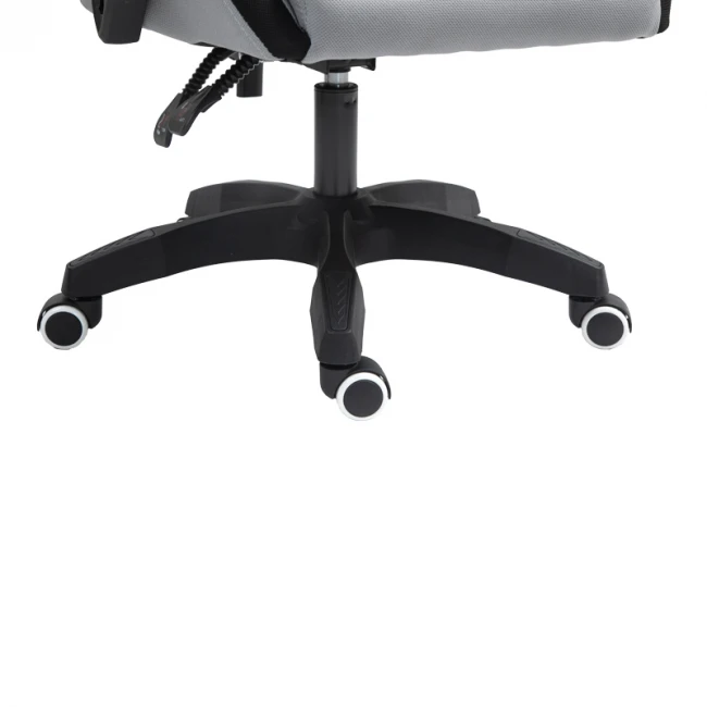 Gaming office chair Gline pakoworld black-gray fabric black pp 60x59x118cm