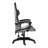 Gaming office chair Gline pakoworld black-gray fabric black pp 60x59x118cm