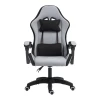 Gaming office chair Gline pakoworld black-gray fabric black pp 60x59x118cm