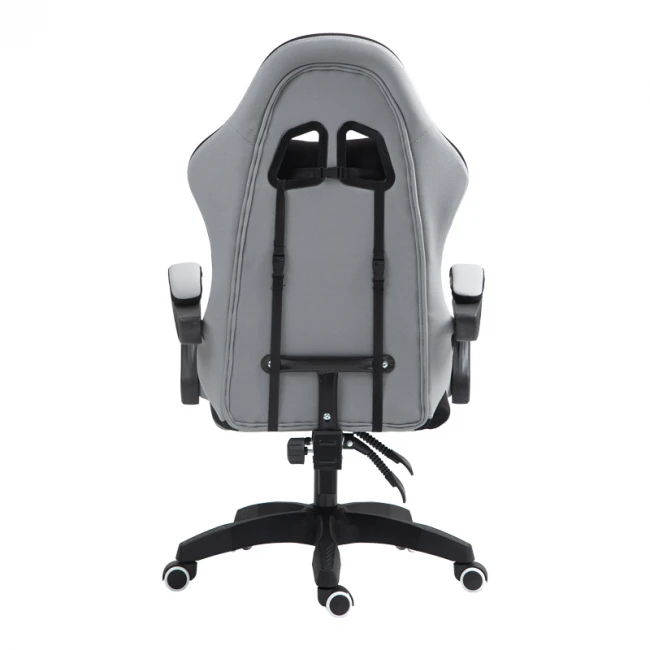Gaming office chair Gline pakoworld black-gray fabric black pp 60x59x118cm