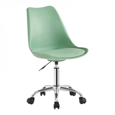 Καρέκλα γραφείου Gaston II pakoworld μέντα pp-pu 48x57x77-90εκ