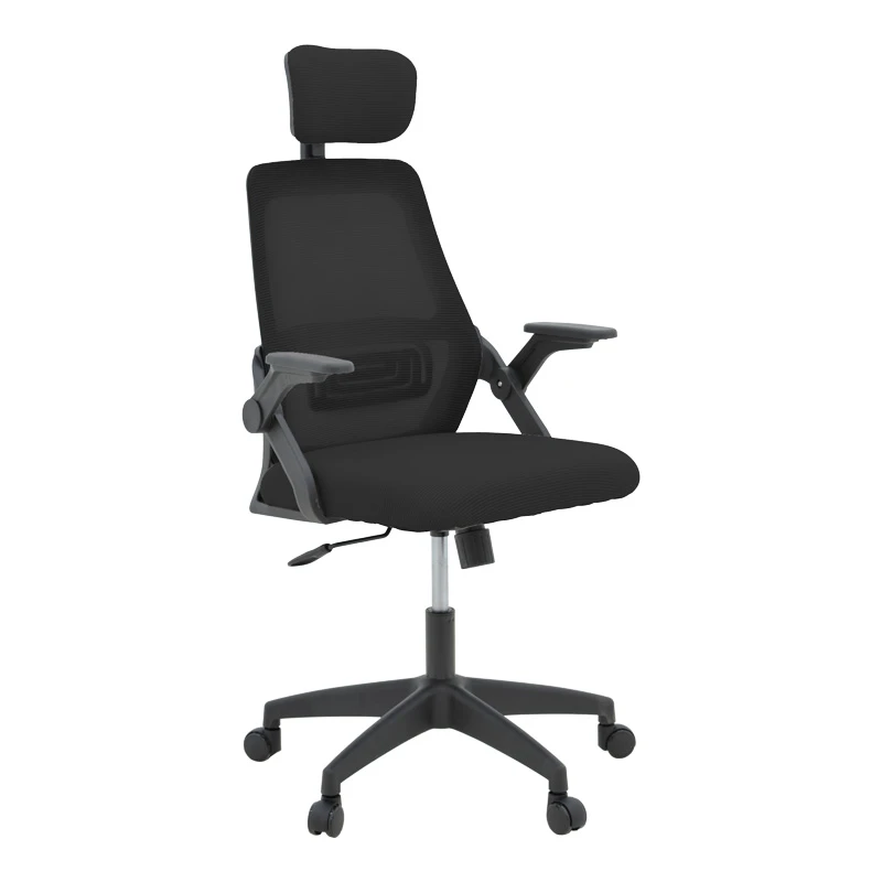Καρέκλα γραφείου Peja pakoworld mesh ύφασμα μαύρο 58x60x107-117εκ
