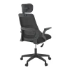 Office chair Peja pakoworld fabric mesh black 58x60x107-117cm