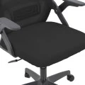 Καρέκλα γραφείου Peja pakoworld mesh ύφασμα μαύρο 58x60x107-117εκ