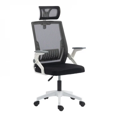 Plymot pakoworld office chair white-mesh black 48x58x112-122cm