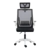 Plymot pakoworld office chair white-mesh black 48x58x112-122cm
