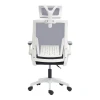Plymot pakoworld office chair white-mesh black 48x58x112-122cm