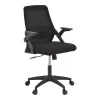 Καρέκλα γραφείου Reji pakoworld mesh ύφασμα μαύρο 58x60x89-99εκ