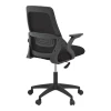Καρέκλα γραφείου Reji pakoworld mesh ύφασμα μαύρο 58x60x89-99εκ