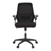 Καρέκλα γραφείου Reji pakoworld mesh ύφασμα μαύρο 58x60x89-99εκ