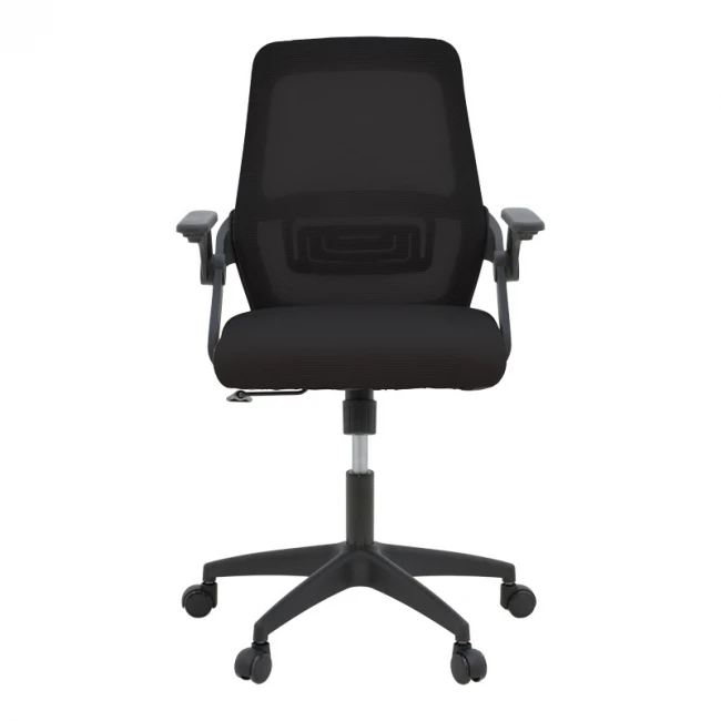 Καρέκλα γραφείου Reji pakoworld mesh ύφασμα μαύρο 58x60x89-99εκ