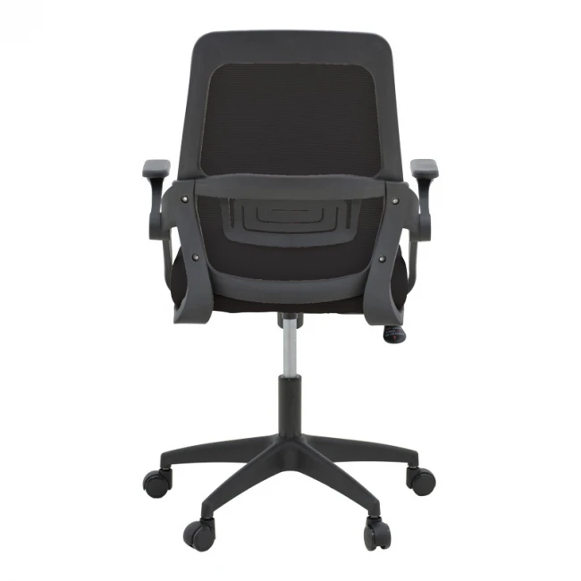Καρέκλα γραφείου Reji pakoworld mesh ύφασμα μαύρο 58x60x89-99εκ