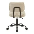 Office chair Warra pakoworld fabric in beige shade 50x52x76-86cm