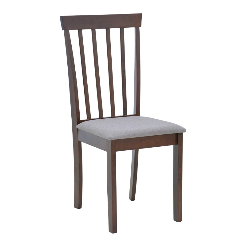 Houston chair pakoworld in walnut shade 40x49x94cm