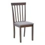Houston chair pakoworld rubberwood in walnut shade 40x49x94cm