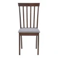 Houston chair pakoworld in walnut shade 40x49x94cm