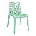 Chair Hush pakoworld stacakble mint PP 41x53x80.5cm