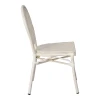 Stackable chair Nacia pakoworld aluminum-textilene white 45x59x85cm